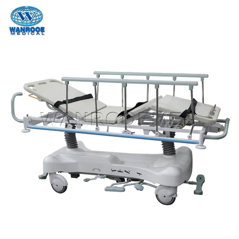 BD111BC Hospital Adjustable Hydraulic  Patient Transfer Cart Trolley Emergency Stretcher