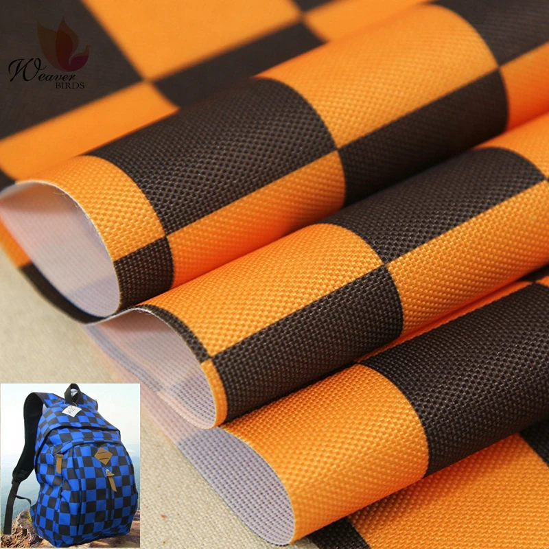 Thermal Transfer Printing Backpack Fabric Polyester 900 Denier High Quality PU Coated Oxford Fabric
