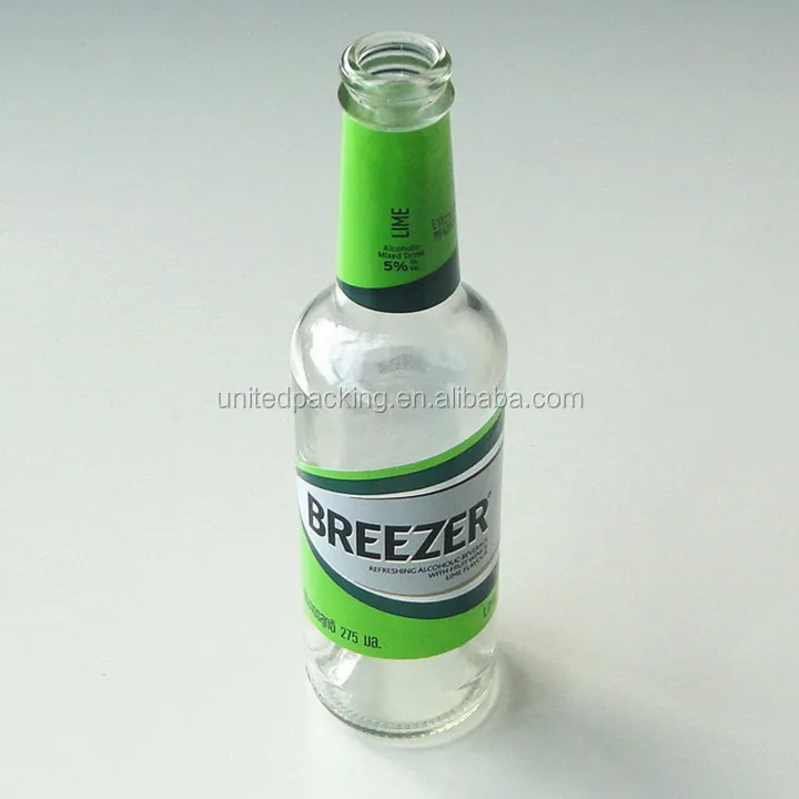275ml flint glass beer bottle