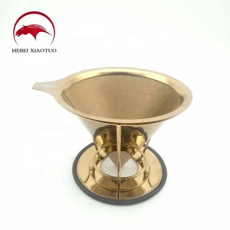 New product stainless steel  pour over v60 coffee filter