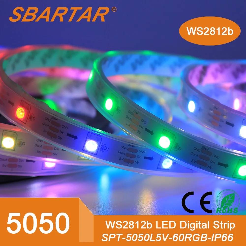 
 CE RoHS PSE LED Neon Ленты ws2812b ПРИВЕЛИ Полосу  