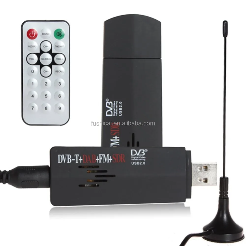 RTL2832U+FC0012 FM  DVBT modulator SDR USB DVB-T TV Tuner STICK Software  Radio Digital Television Receiver