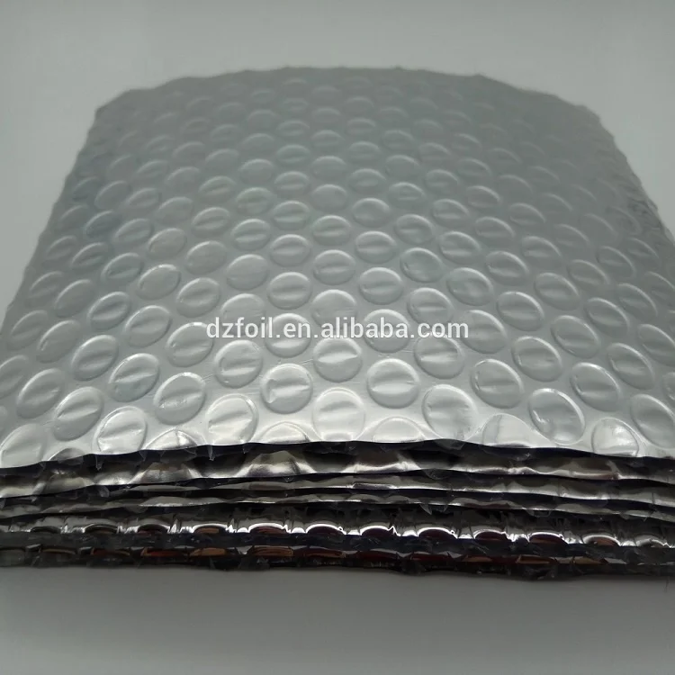 Aluminum foil bubble foam insulated heat