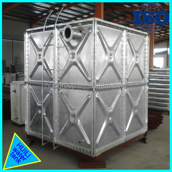 Горячеоцинкованный стальной модульный резервуар для воды для сельского хозяйства 500 10000 литров Гальванизированный резервуар для Малайзии