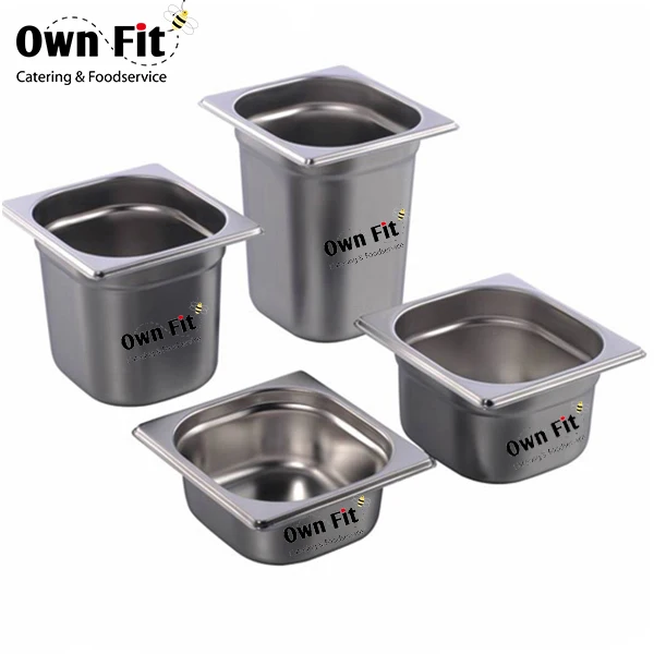 NSF stainless steel hotel food pan gastronome trays for commercial kitchen
