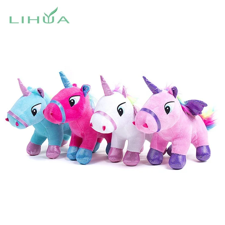 Customized Lovely Soft Handmade Red Baby Horse Toy Doll