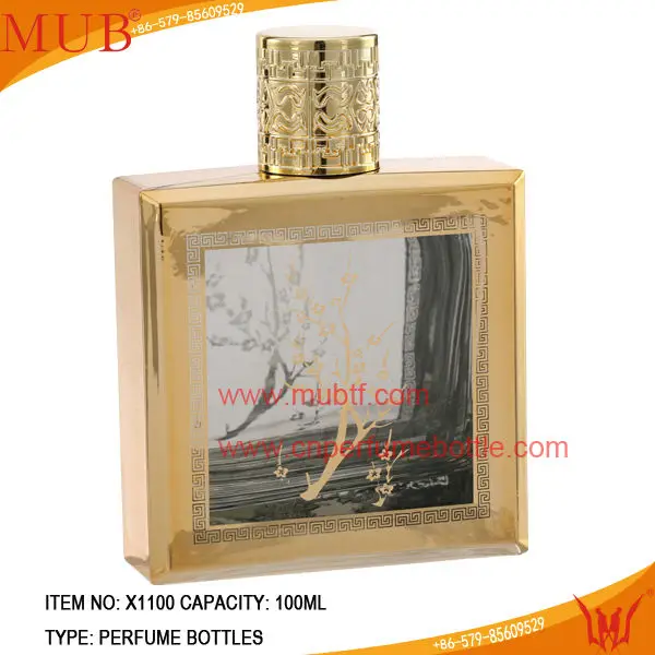 объемных аромат бутылки с металлической крышкой стекла parfum бутылки