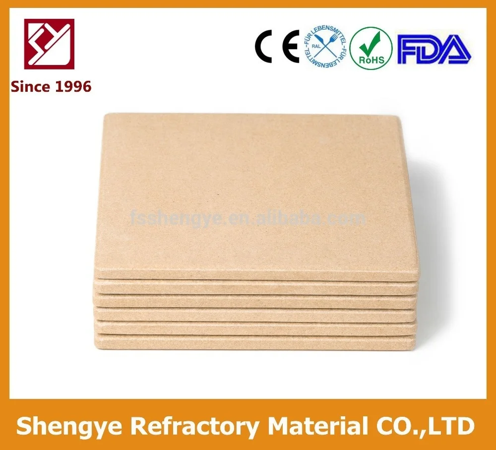 Cordierite ceramic pizza stone for the grill&home oven