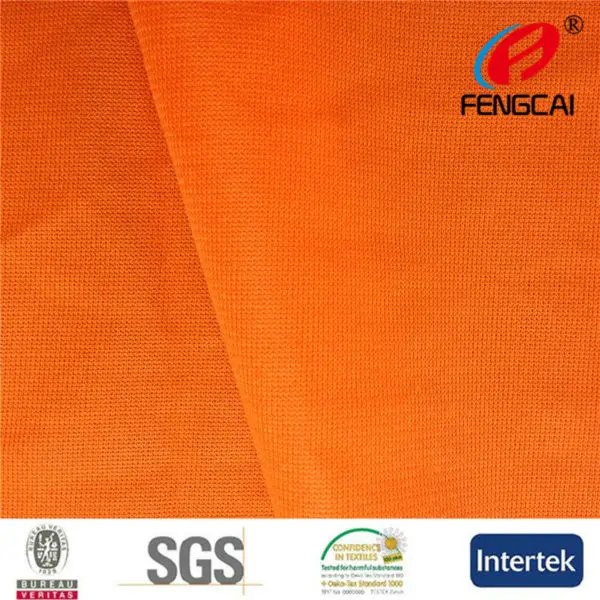 Флуоресцентная ткань для безопасного жилета с уровнем EN 471, флуоресцентного желтого цвета