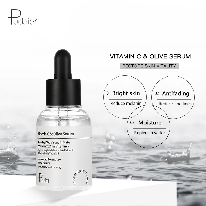 Face Makeup Primer Vitamin  Facial Serum Brighten Complexion Anti-Aging For All Type Skin