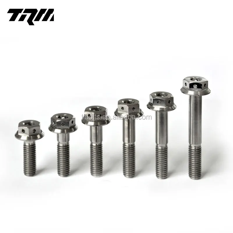 Titanium alloy hex bolts for m8 m10 motorcycle