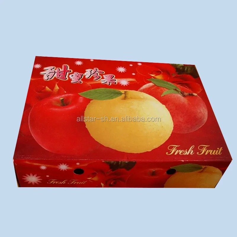 OEM/ODM бумажная коробка для фруктов/овощей из китая производитель