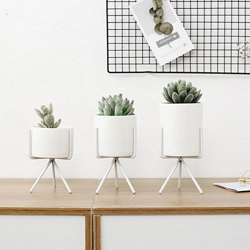 
Hot sale in ins wrought iron flower pot in garden home 