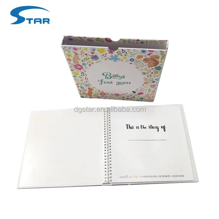 Custom first year baby memory book