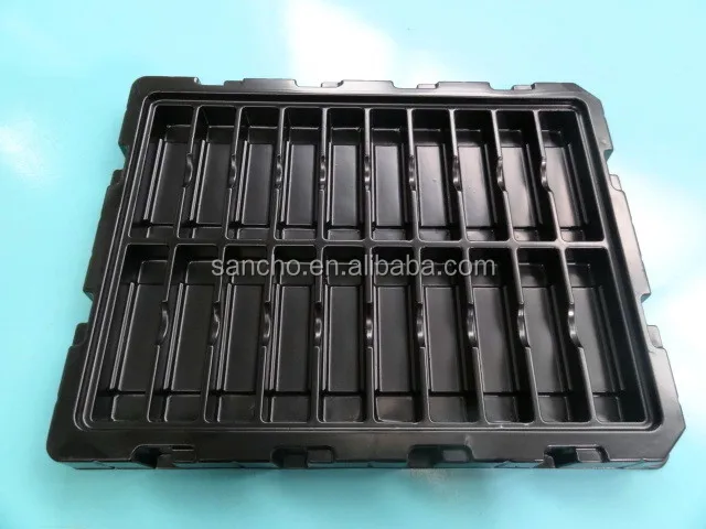Custom Vacuum Formed Plastic Packaging Tray for Electronics
