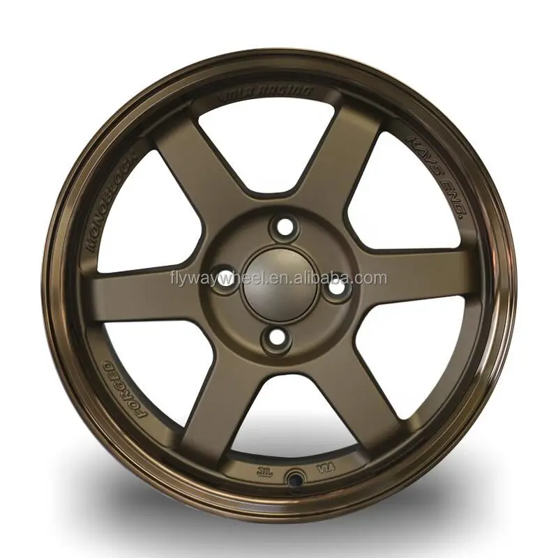 
FLYWAY H636 NEW RAYS TE37 VOLK RACING WHEEL 15x7.0inch 