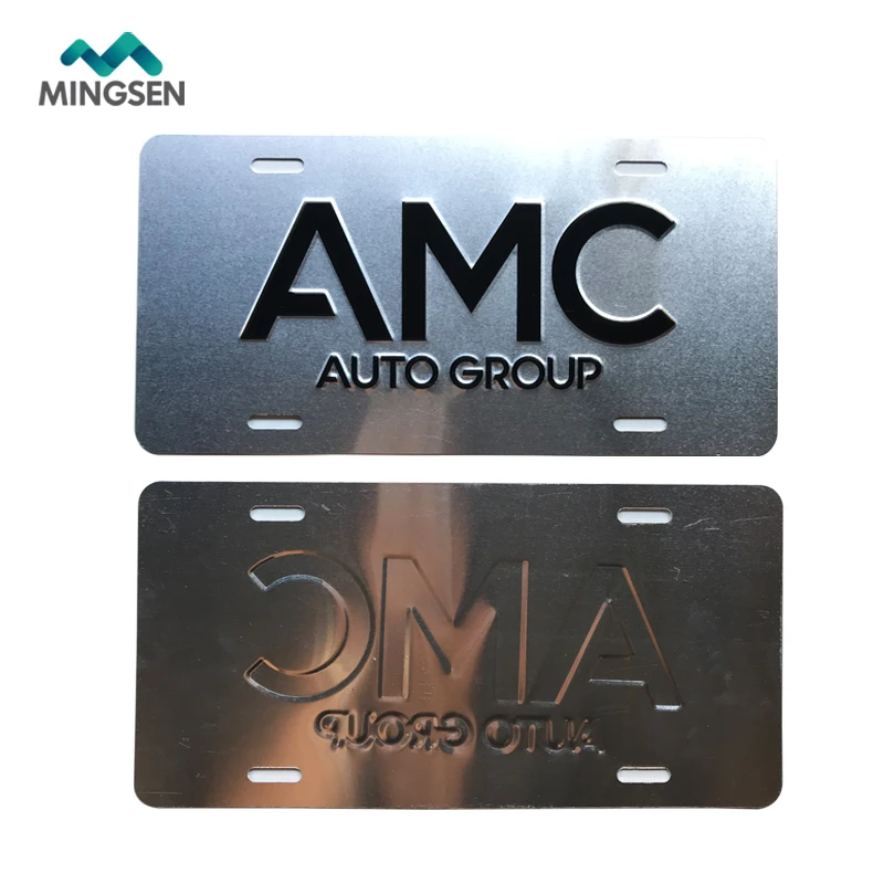 Индивидуальная печать, алюминиевый тисненый декор, номерной знак автомобиля