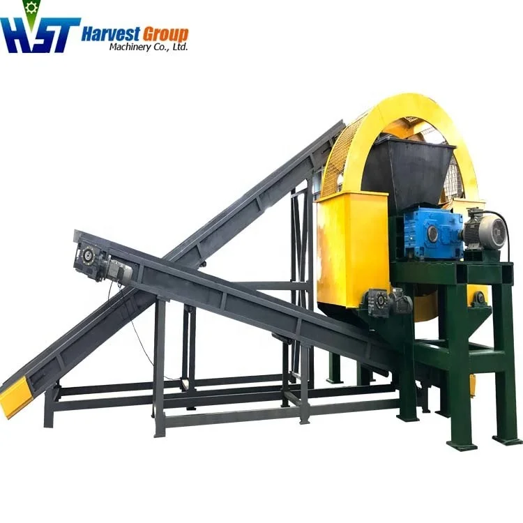 Waste tires Crusher Rubber Tire Recycling Machine