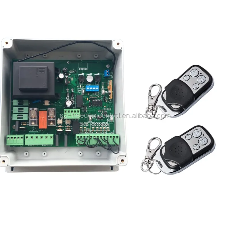 Smart Home Automation System 220v rolling Code Swing Gate Controller Unit 433mhz