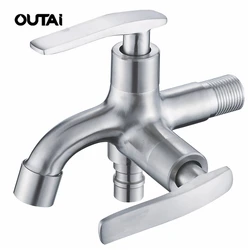 Chinese manufacturer wall mounted stainless steel two way double use sanitary bib cock
