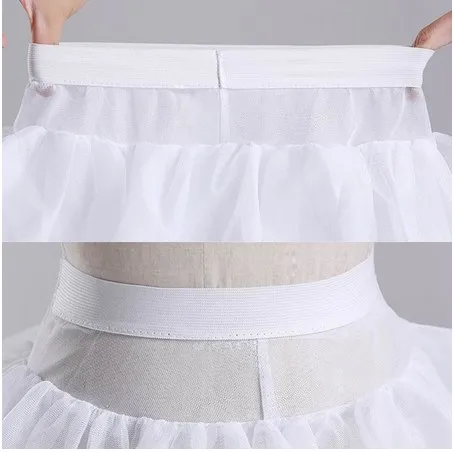 Angel Girls Crinoline Skirt Bustle Underskirt Cosplay Wedding Petticoat WF939