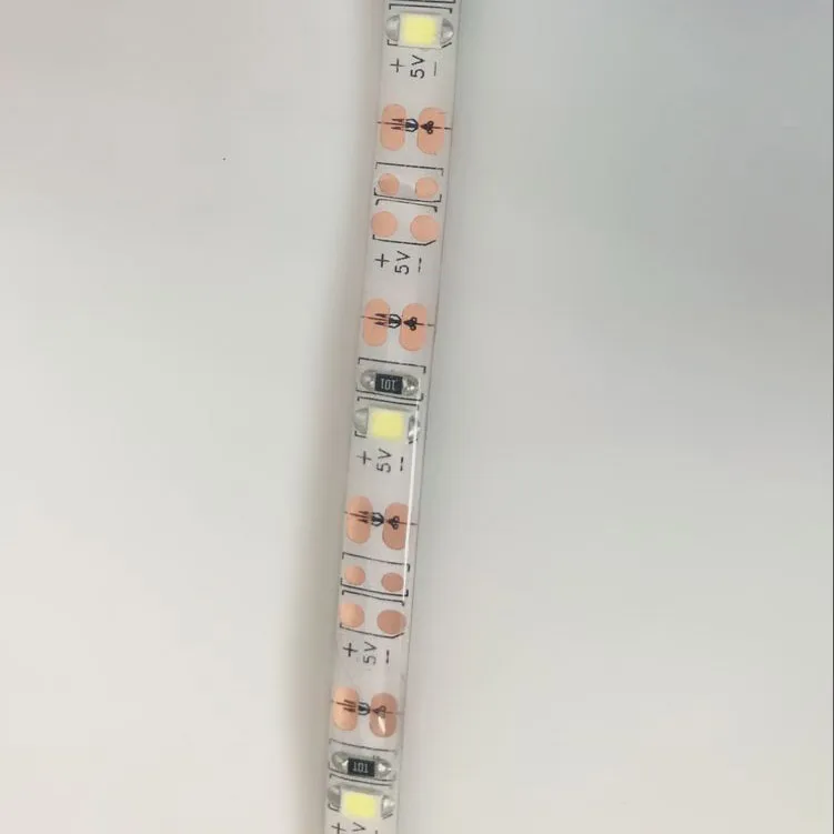 Battery powered led strip light 5v 2835 IP65 8mm width with 4*AAA battery box  portable