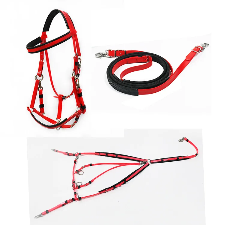 China Made Horse Equipment pvc endurance horse bridles set Bridle