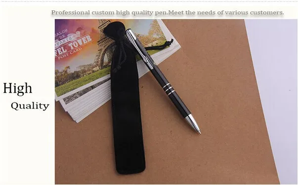 weeding gift souvenir metal pen with holder clip