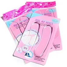 2 pcs Pé Invisível Almofada Forro Calcanhar Gel de Silicone Cuidados Com Os Pés Palmilhas Sapatos Pads Frete Grátis Z03101