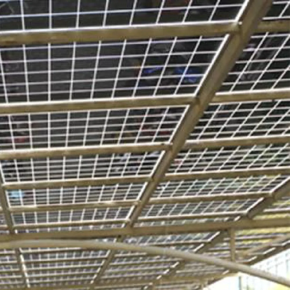 BIPV double solar glass transparent solar panel pv module for roof