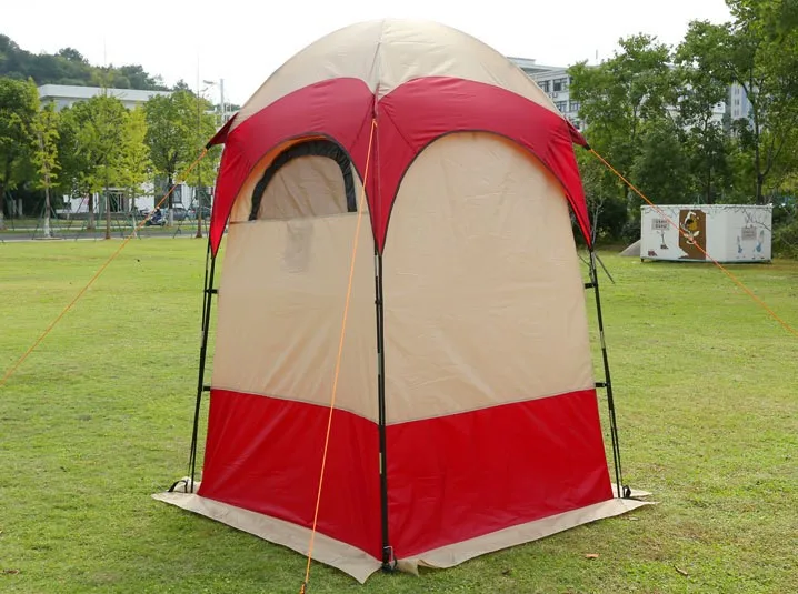 High Quality Portable canvas Shower Toilet Foldable Beach Camping Pop up Tent With Toilet