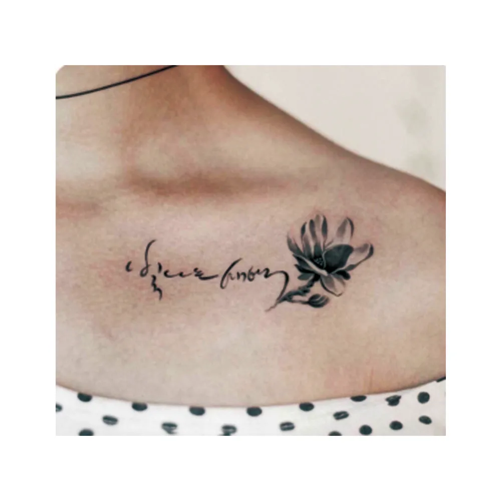 New Design Flash Tattoo Removable Waterproof Paper Tattoo Temporary Transfer Stickers Body Art Tattoo