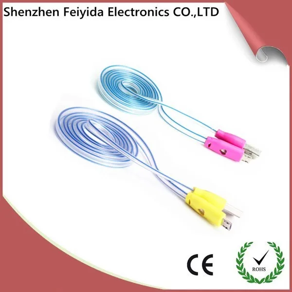 2015 сертифицированных завода из светодиодов заряда длина 1 м микро кабель usb для samsung