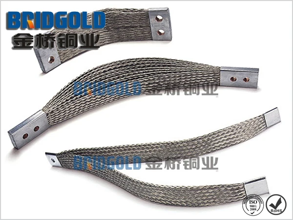 Алюминиевый плоский плетеный шунта