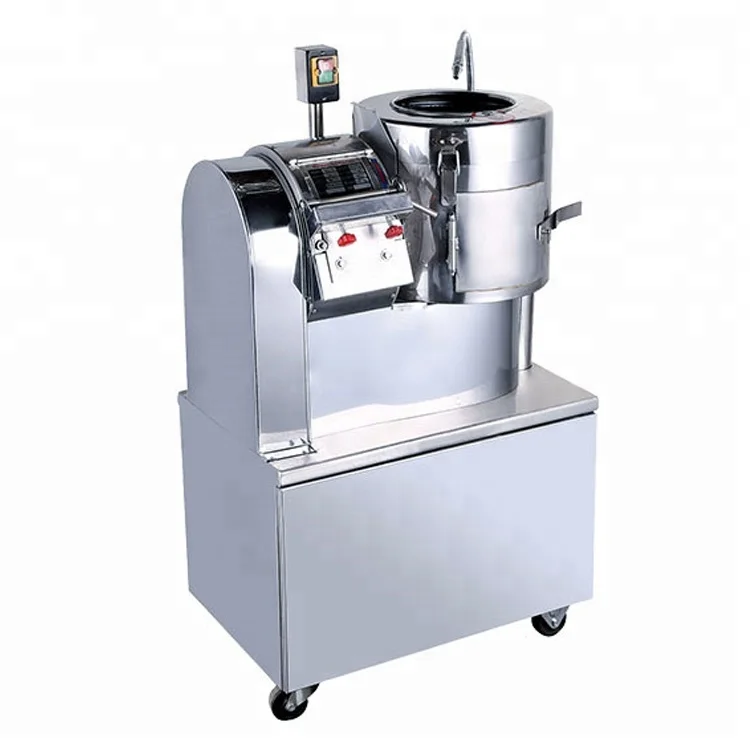
The Commercial Electric potato peeling and cutting machine 
