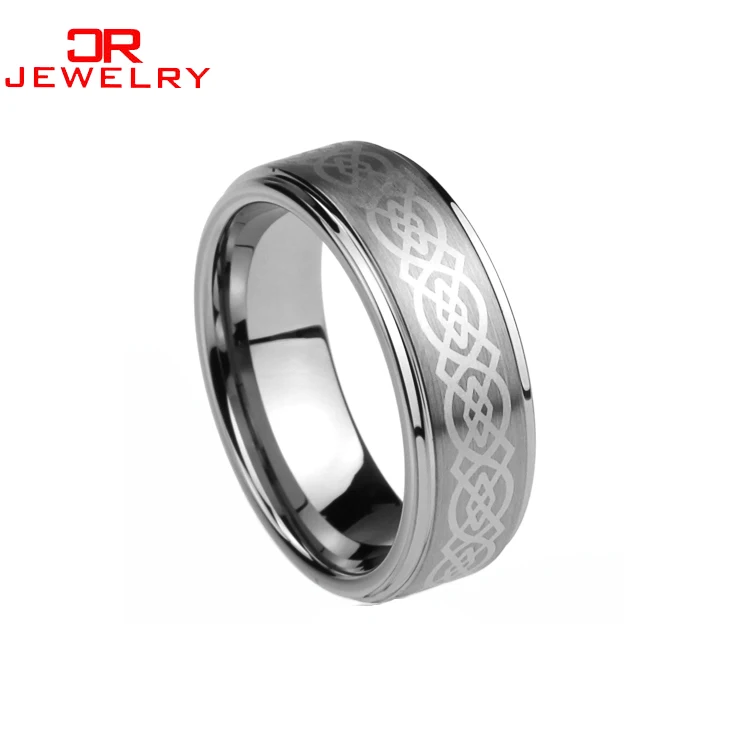 Wholesale China glow couple celtic tungsen rings