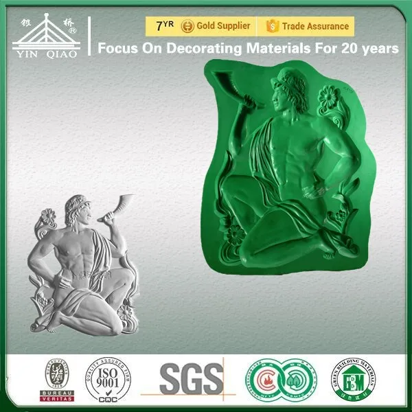 Silicone Rubber Molds for Gypsum 3D Wall Panel Decoration Material