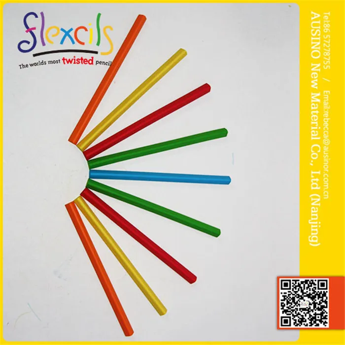 FLEXCILS длительный срок службы ручной чистым гексагональных радуги цветной карандаш
