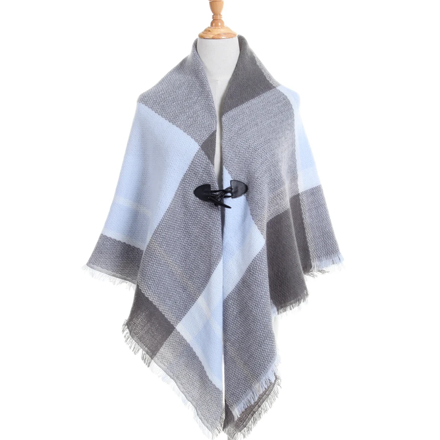 Fashion Winter Warm Cotton Shawl Scarf For Women