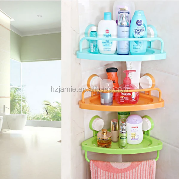 suction cup bathroom round corner shelf shower corner shelf