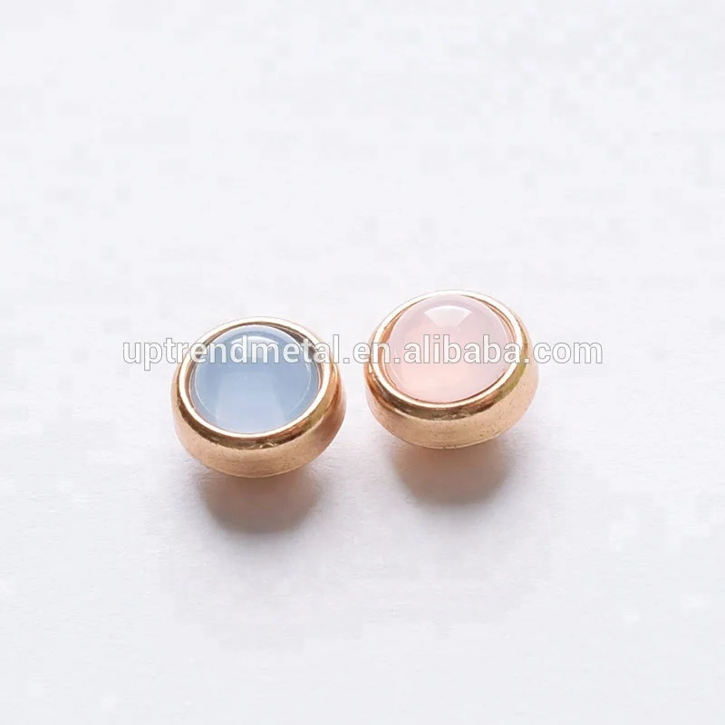 
Fashion Metal Shoes Decorative Rivets With Colorful Carnelian Or Pearl For Leather 