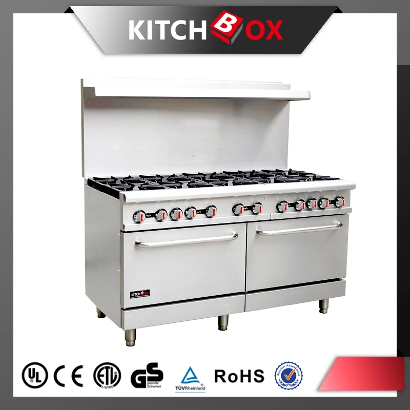 
Gas burners with oven 