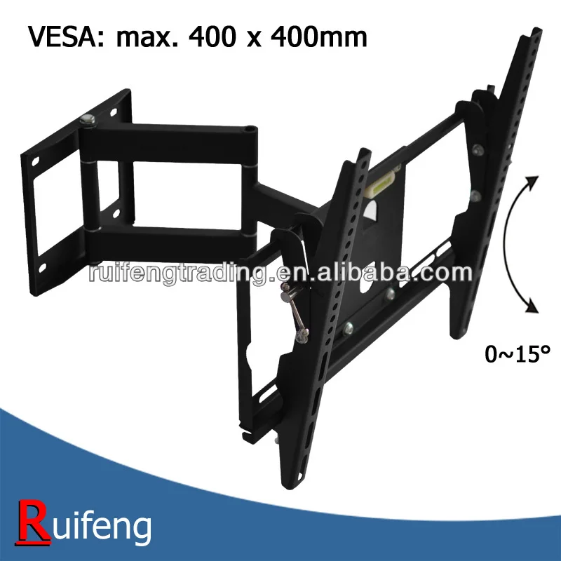 VESA 400x400mm full motion lcd tv wall mount bracket