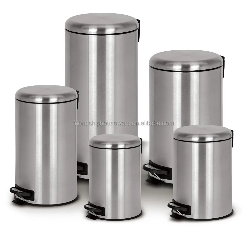 Hotsale Stainless Steel 3 Litre Pedal Bin With Plastic Inner Bucket