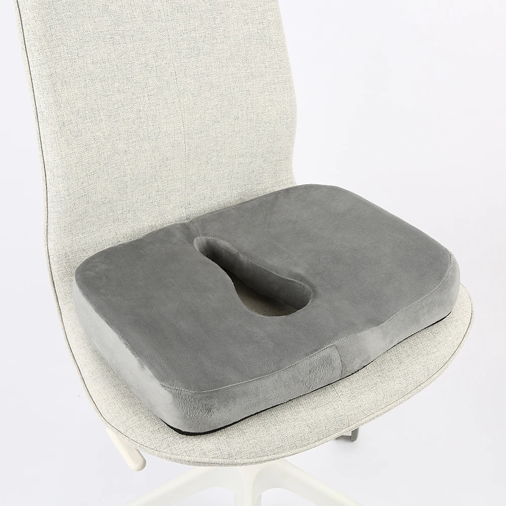 Car Coccyx Orthopedic Meditation Lounge Bedroom Chair Pillow Memory Foam Seat Cushion for Short People