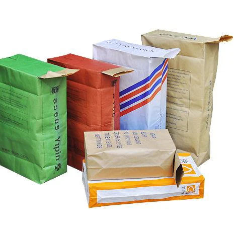25kg 50kg Custom printed cheap Kraft Paper Packaging Cement Bags
