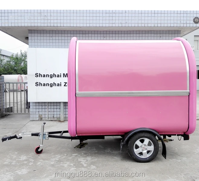 Customized Ice cream cart cupcake/sausage vending truck food trailer for sale