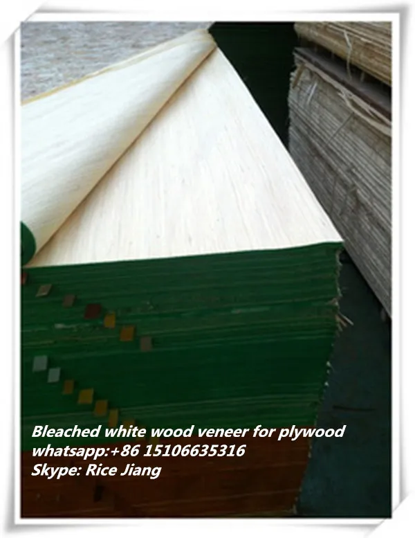
white recon wood veneer for plywood sliced cut cedar wood veneer for mdf 
