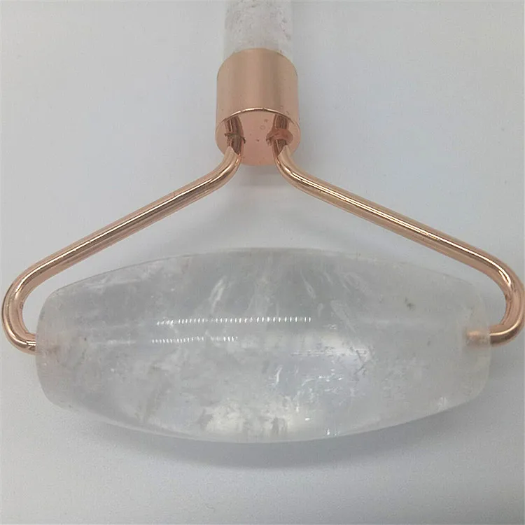 
Natural Welded Clear Quartz Jade Massager Jade Facial Roller For Beauty 