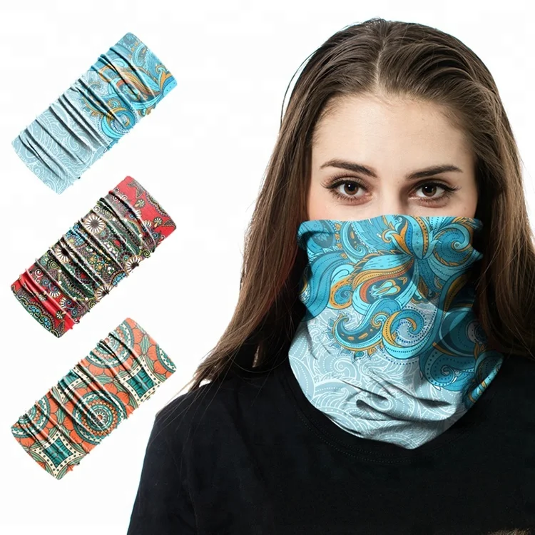 
Professional Manufacturer Custom 100% Polyester High Quality Muslim Bandana Women Head Wraps Scarf 